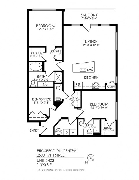 a floor plan of a house with an open floor plan